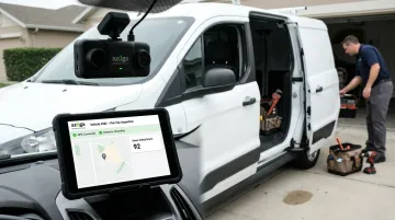 Field service industry dash cam use