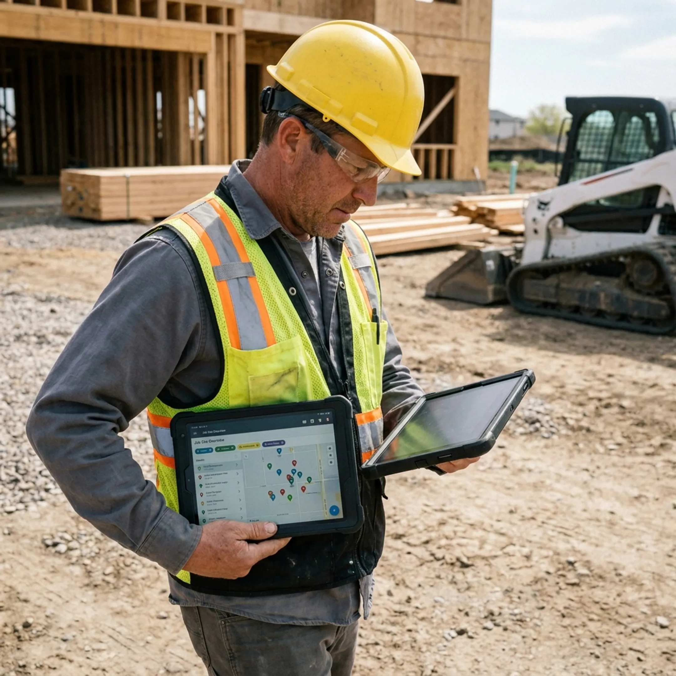 Technician tracking tools and equipment