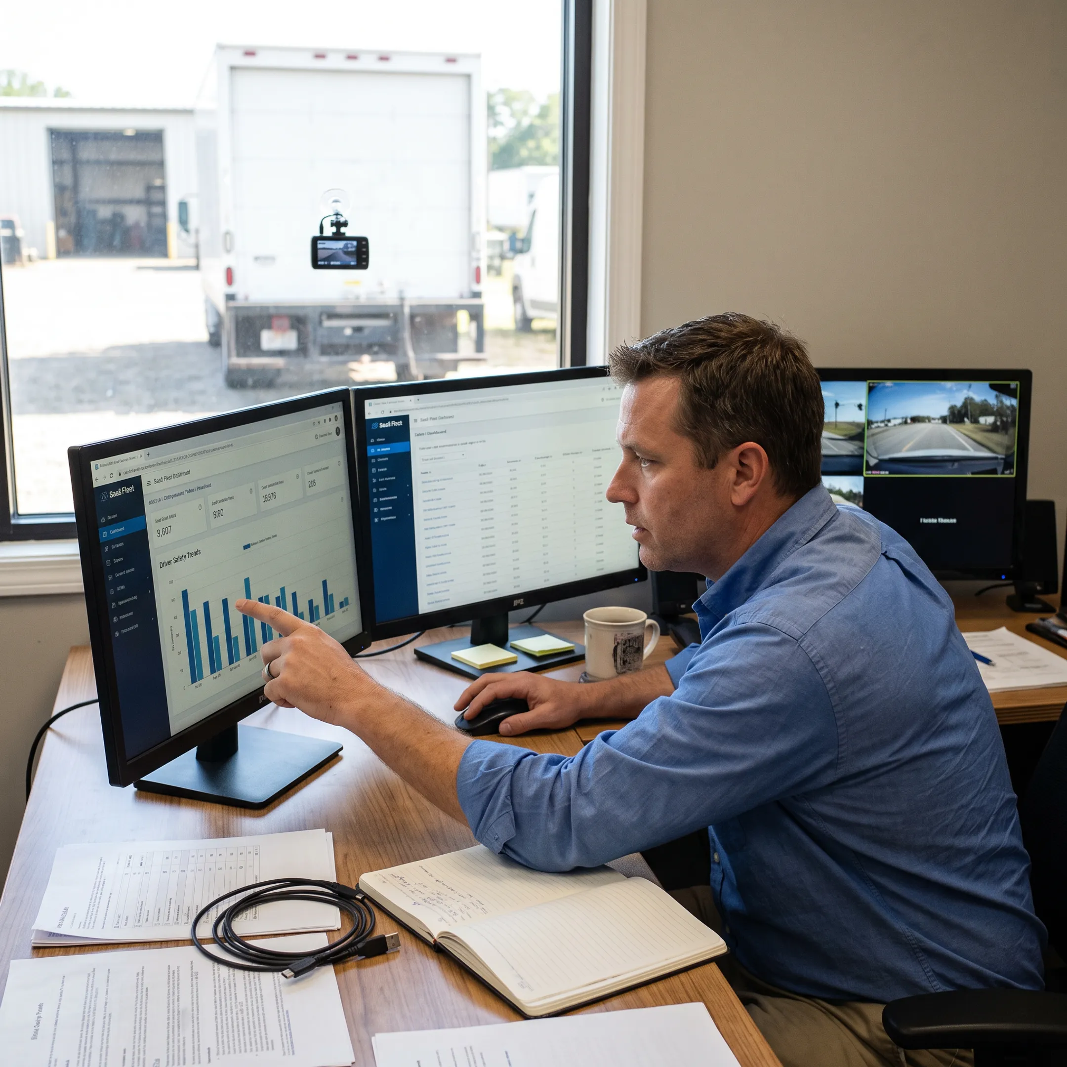 Commercial fleet safety monitoring