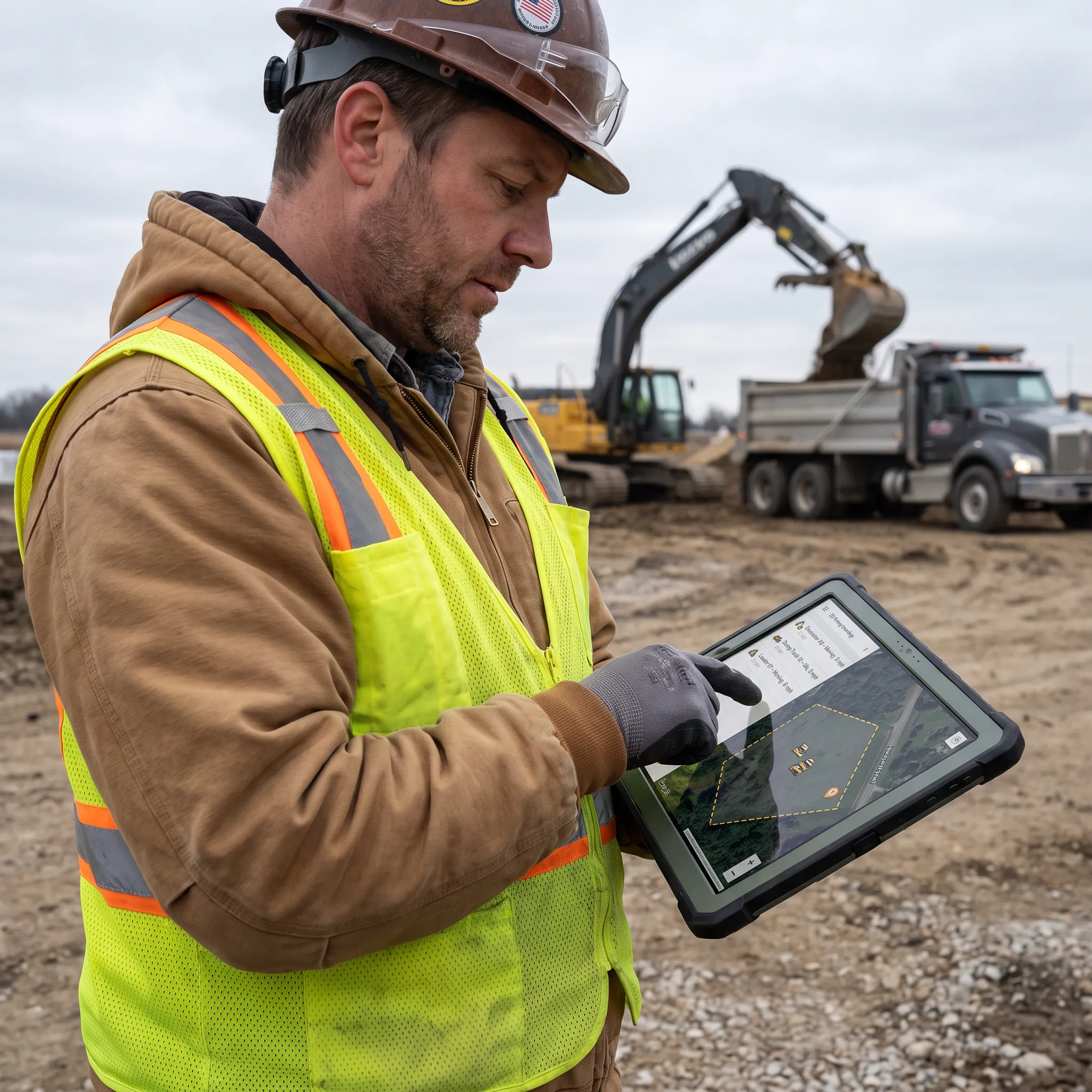 Construction GPS equipment tracking
