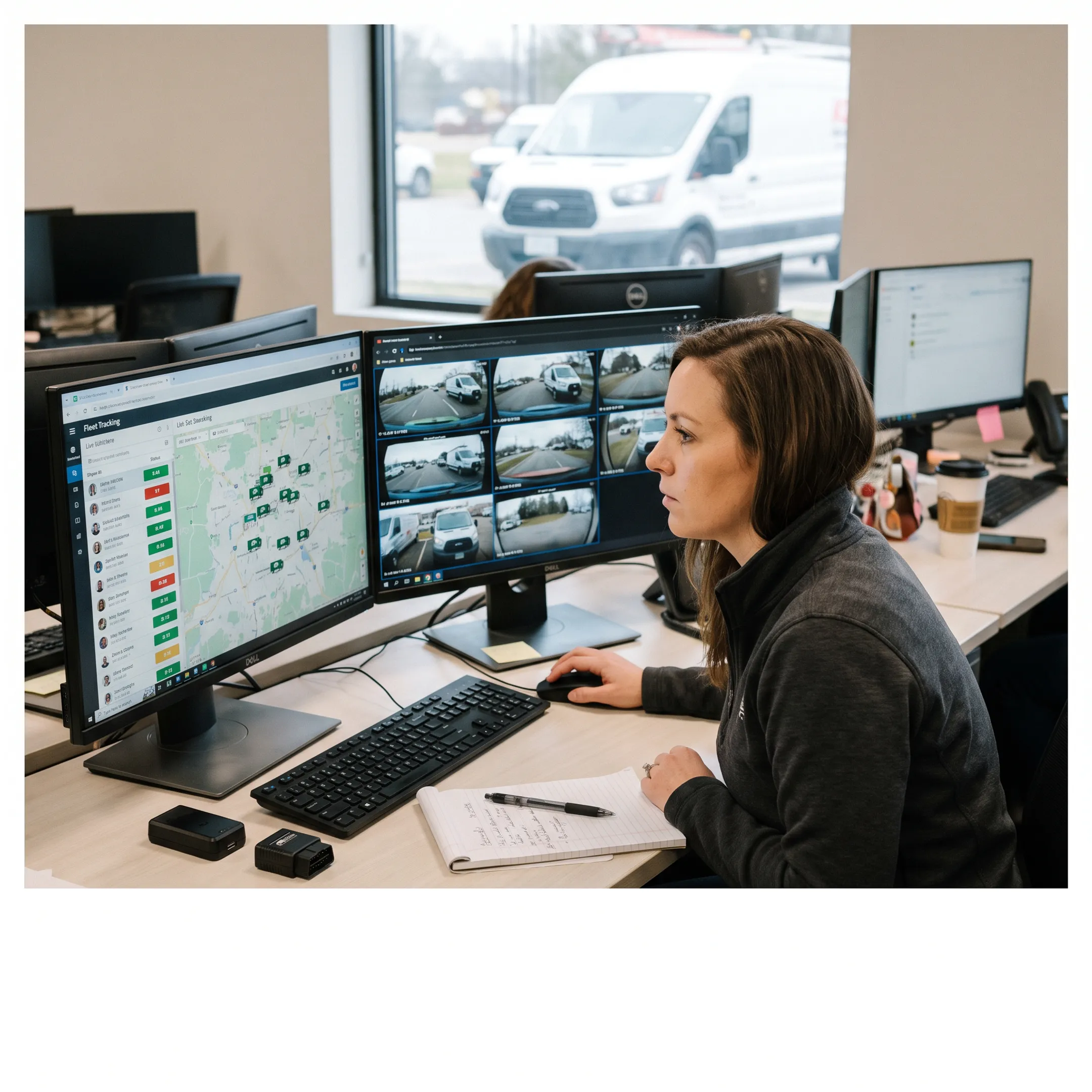 Field service fleet camera system