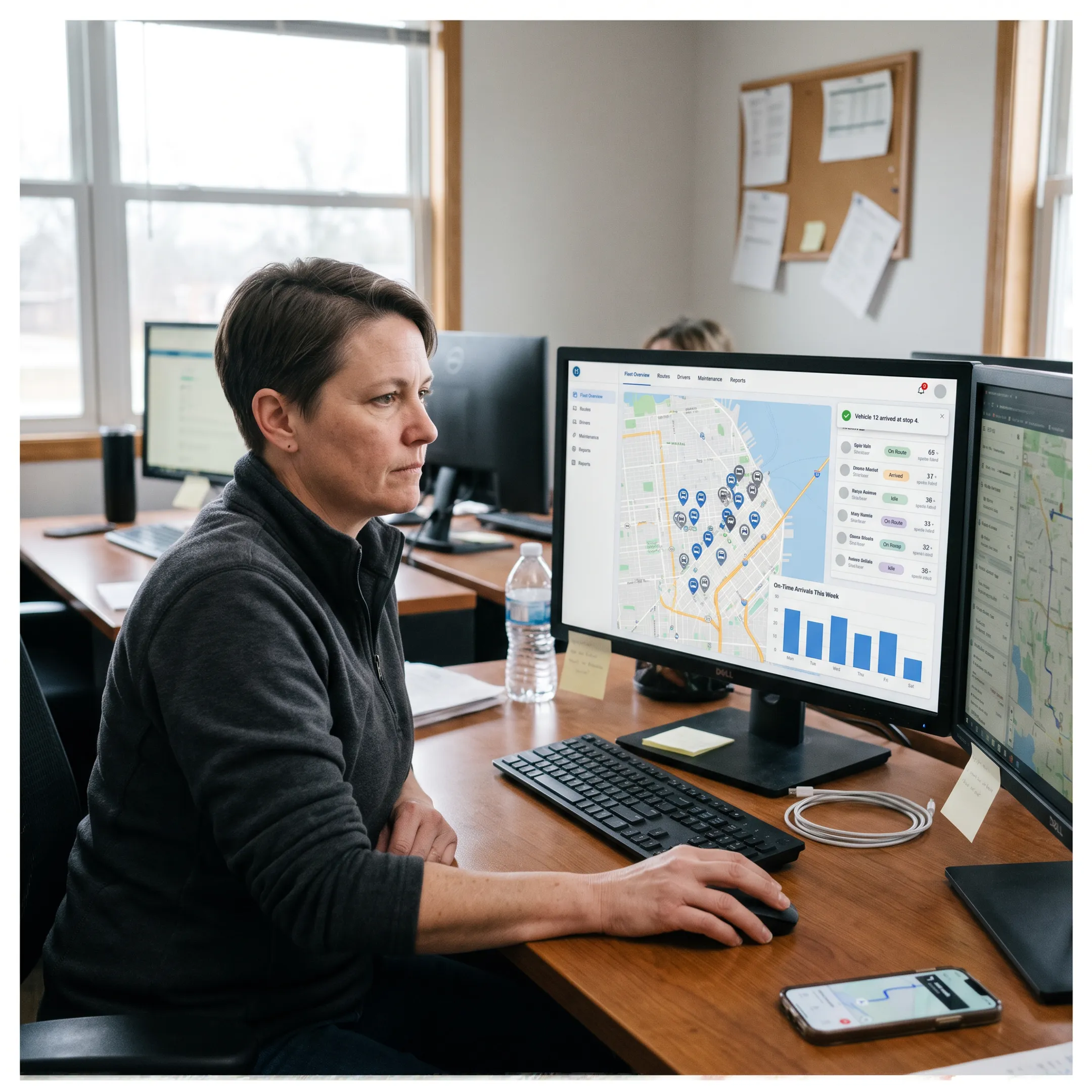 Field service fleet tracking