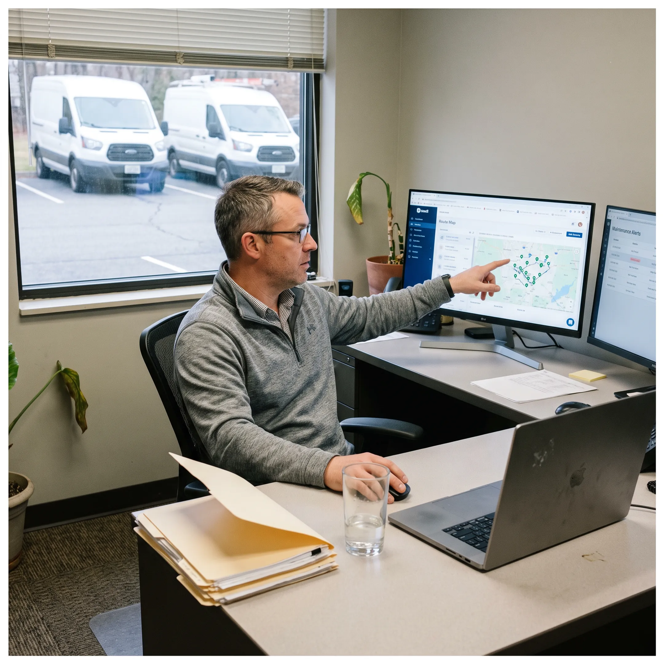 Field service fleet tracking