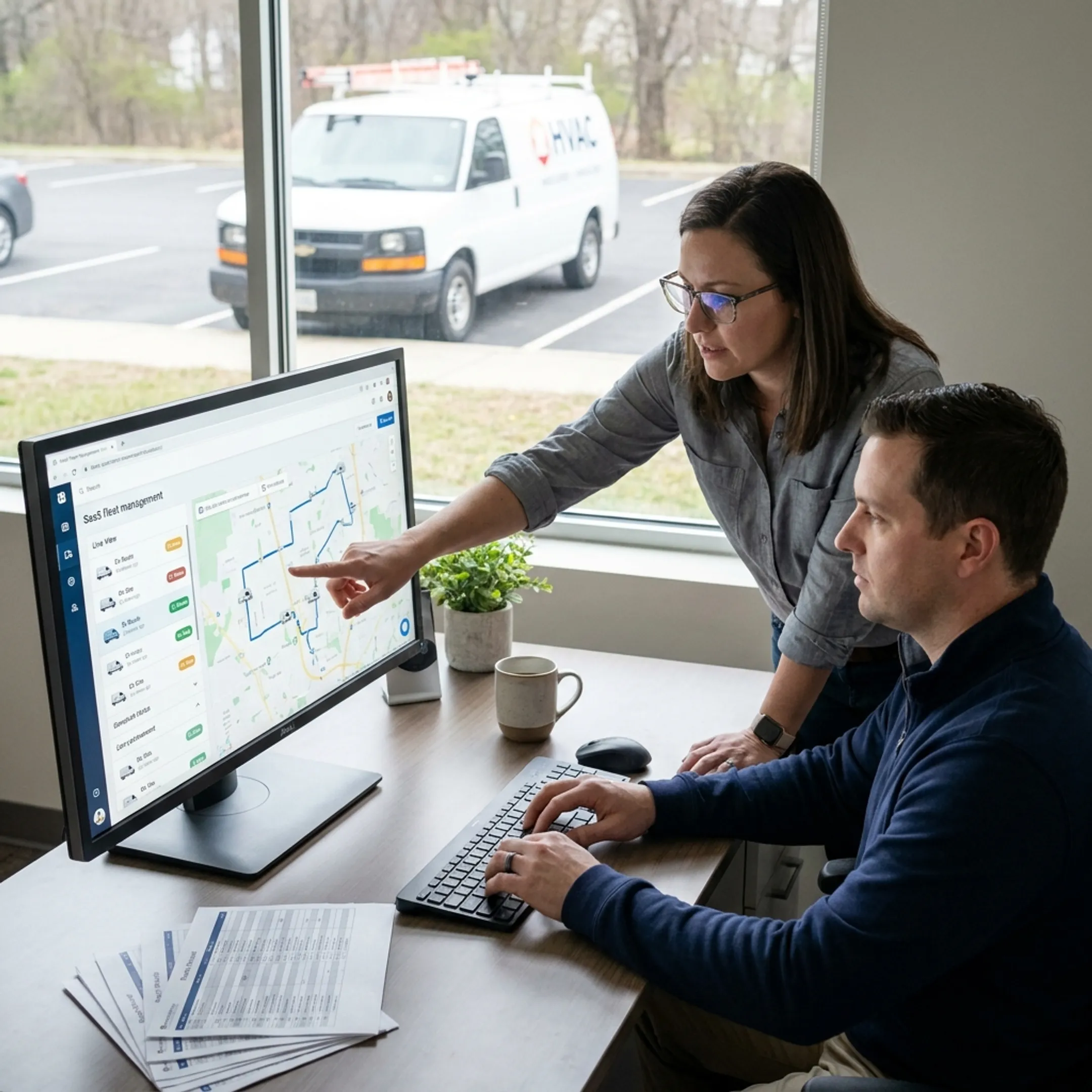 HVAC fleet management