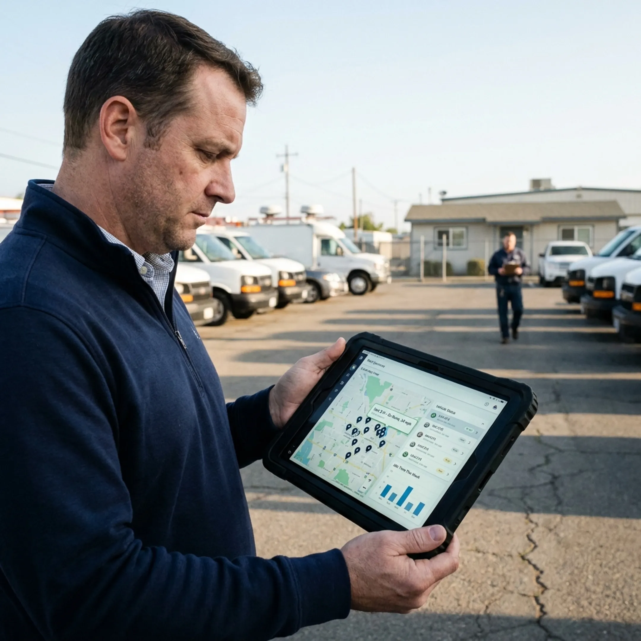 Utility fleet asset tracking