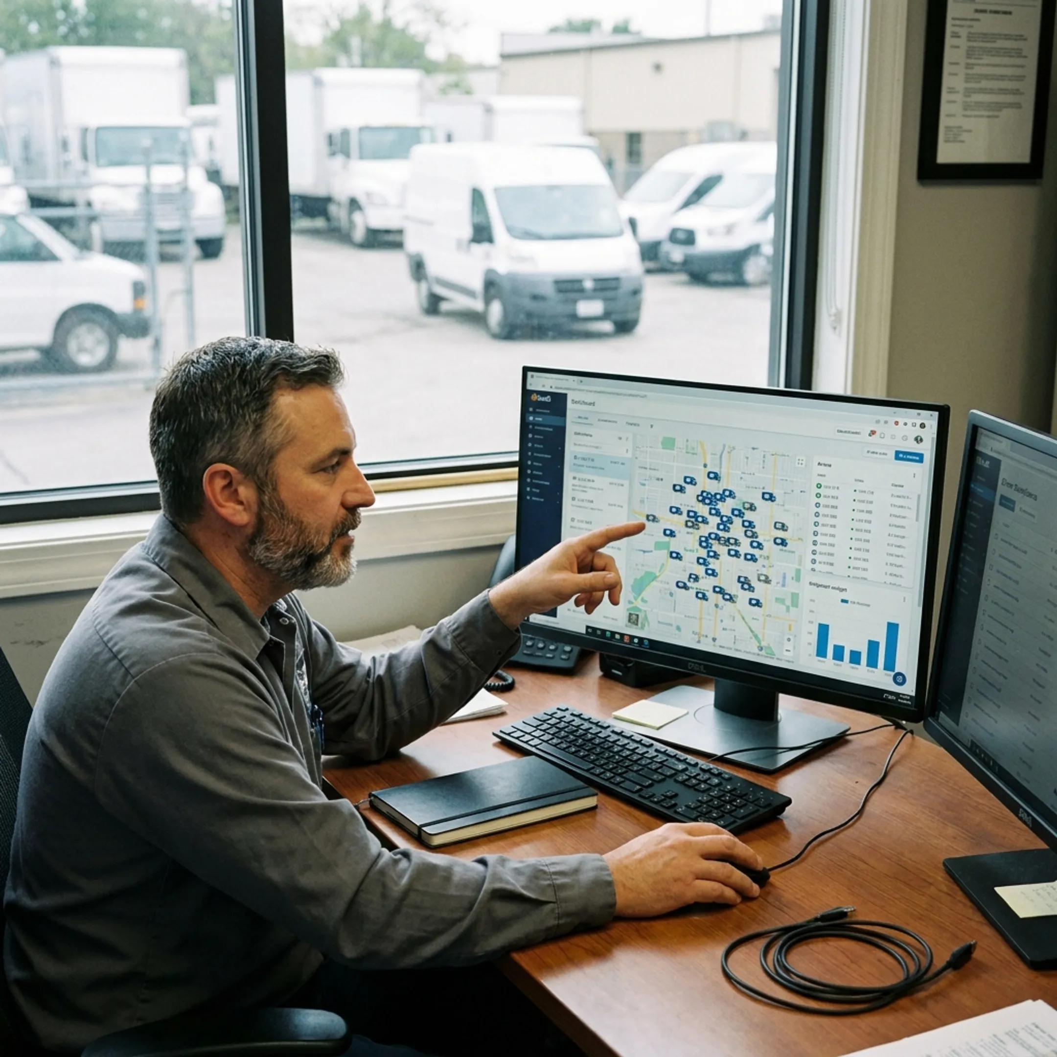 Trucking and utilities fleet