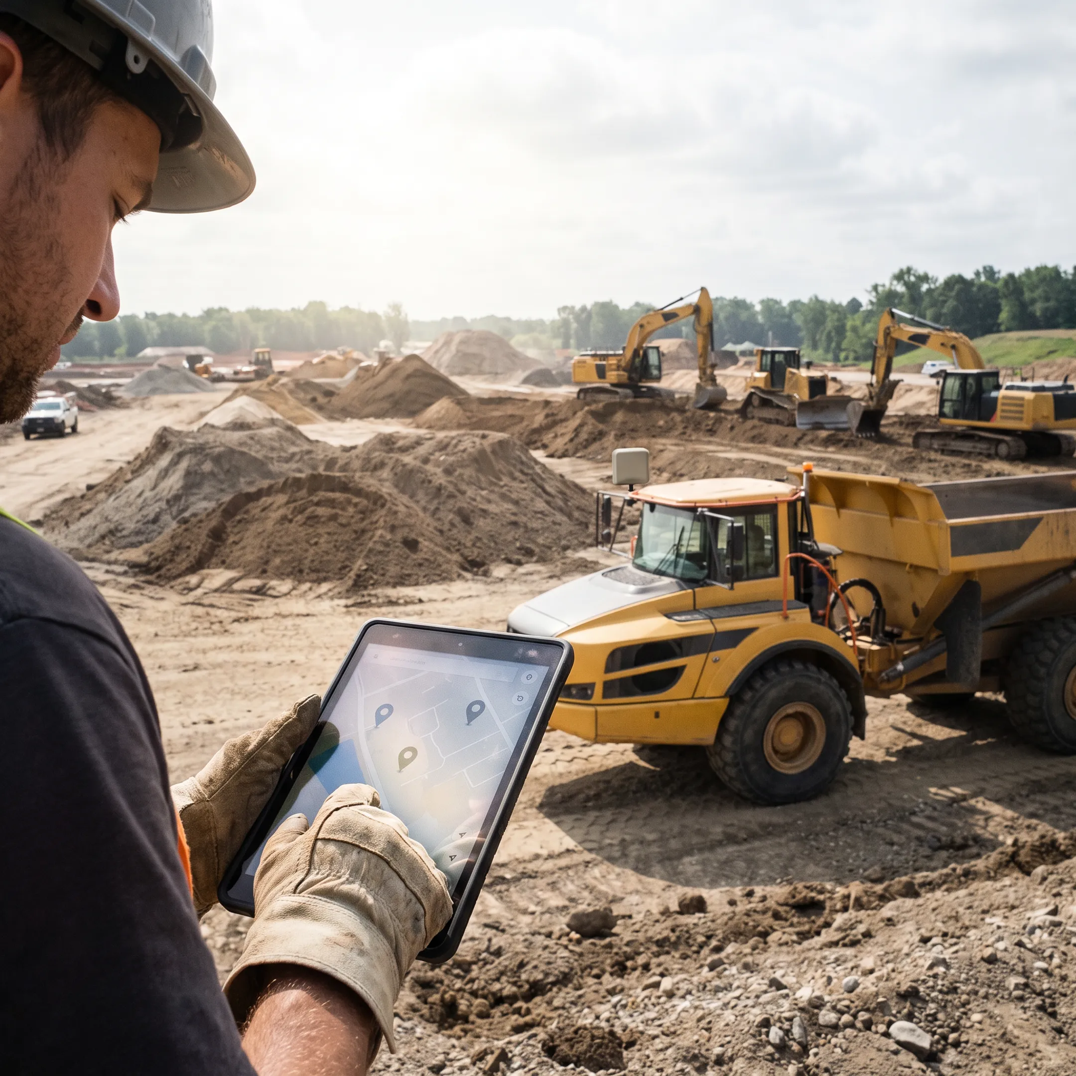 Construction fleet utilization