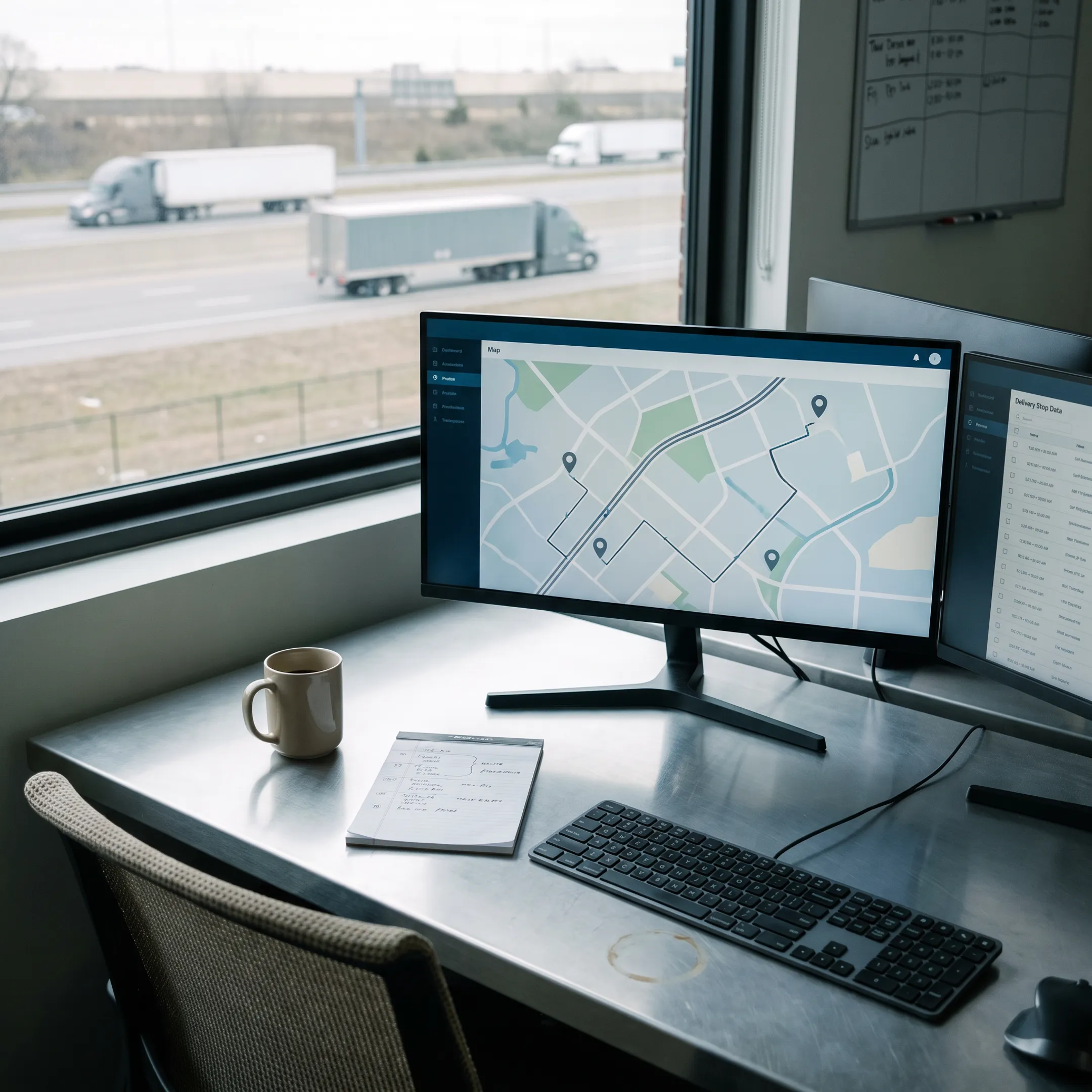 Trucking fleet routing