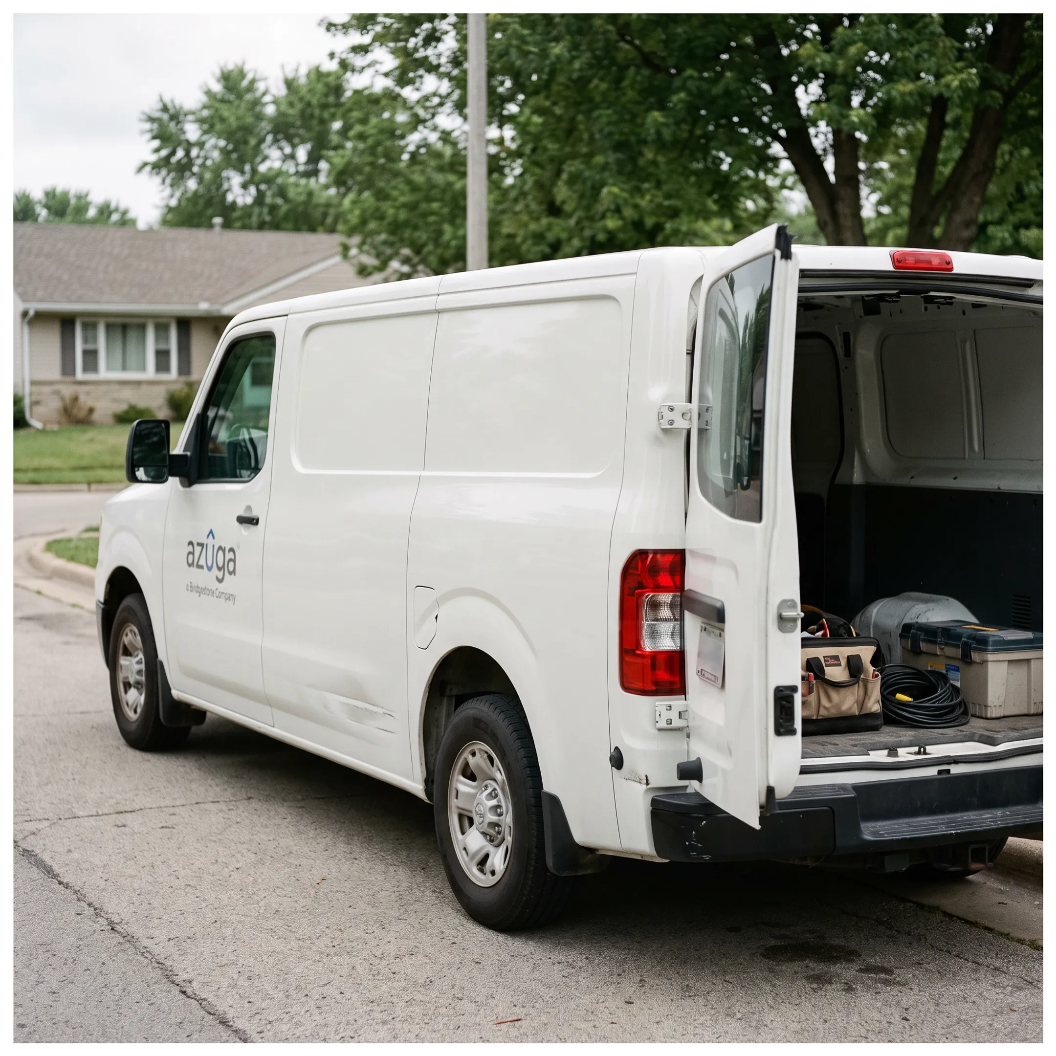 Field service technician vehicle tracking