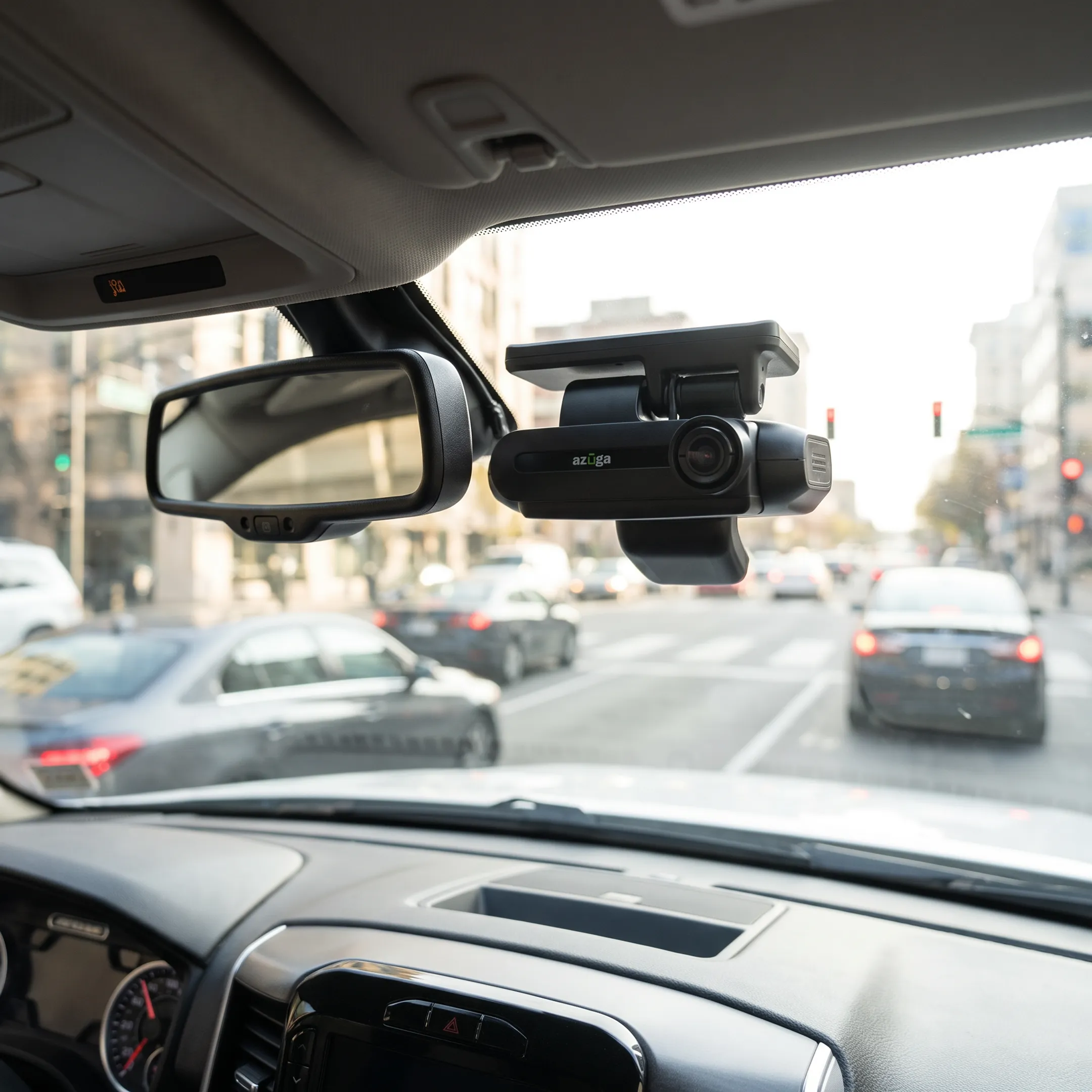 Truck fleet vehicle with dash cam
