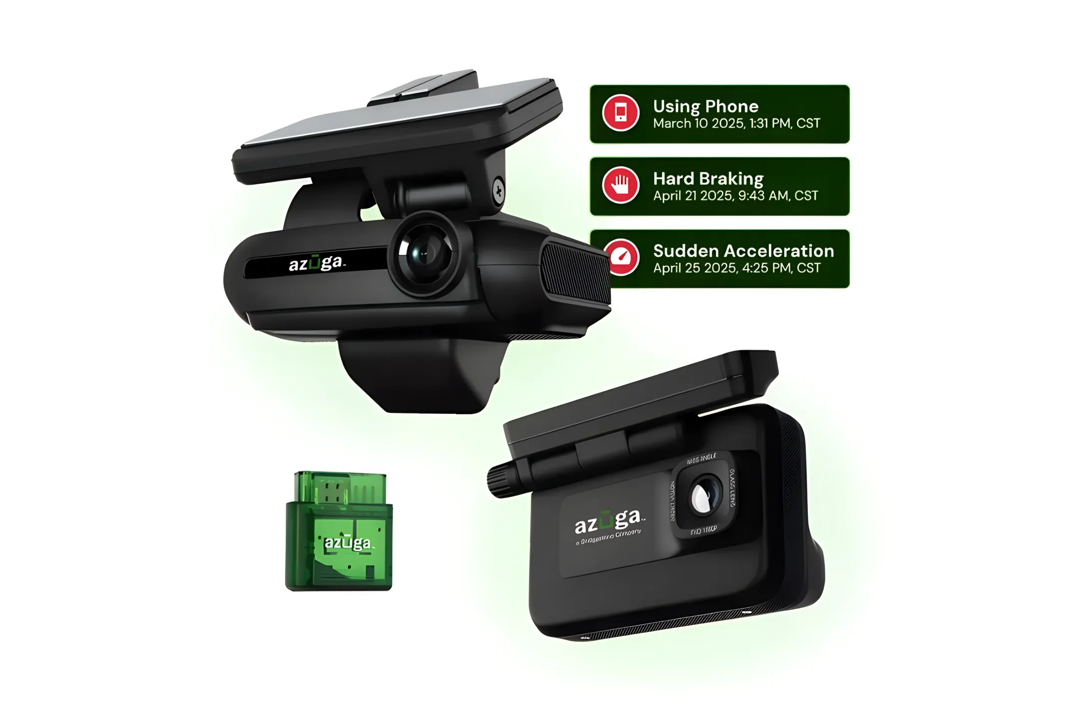 Azuga SafetyCam Pro & SafetyCam Plus (with Azuga Fleet GPS Tracking) | Fleet Telematics Technology Providers