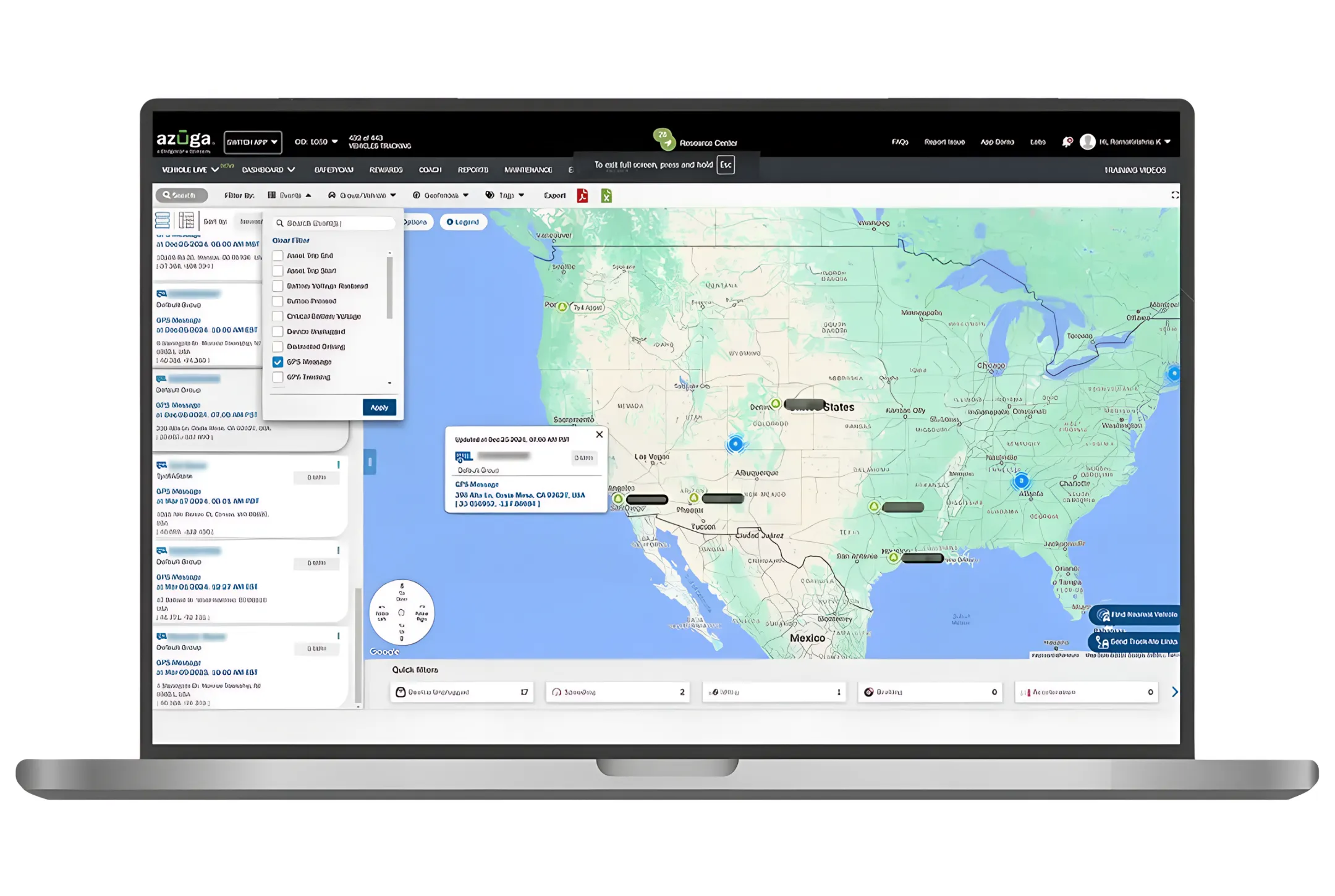 Azuga Fleet Tracking (GPS Fleet Management Software)