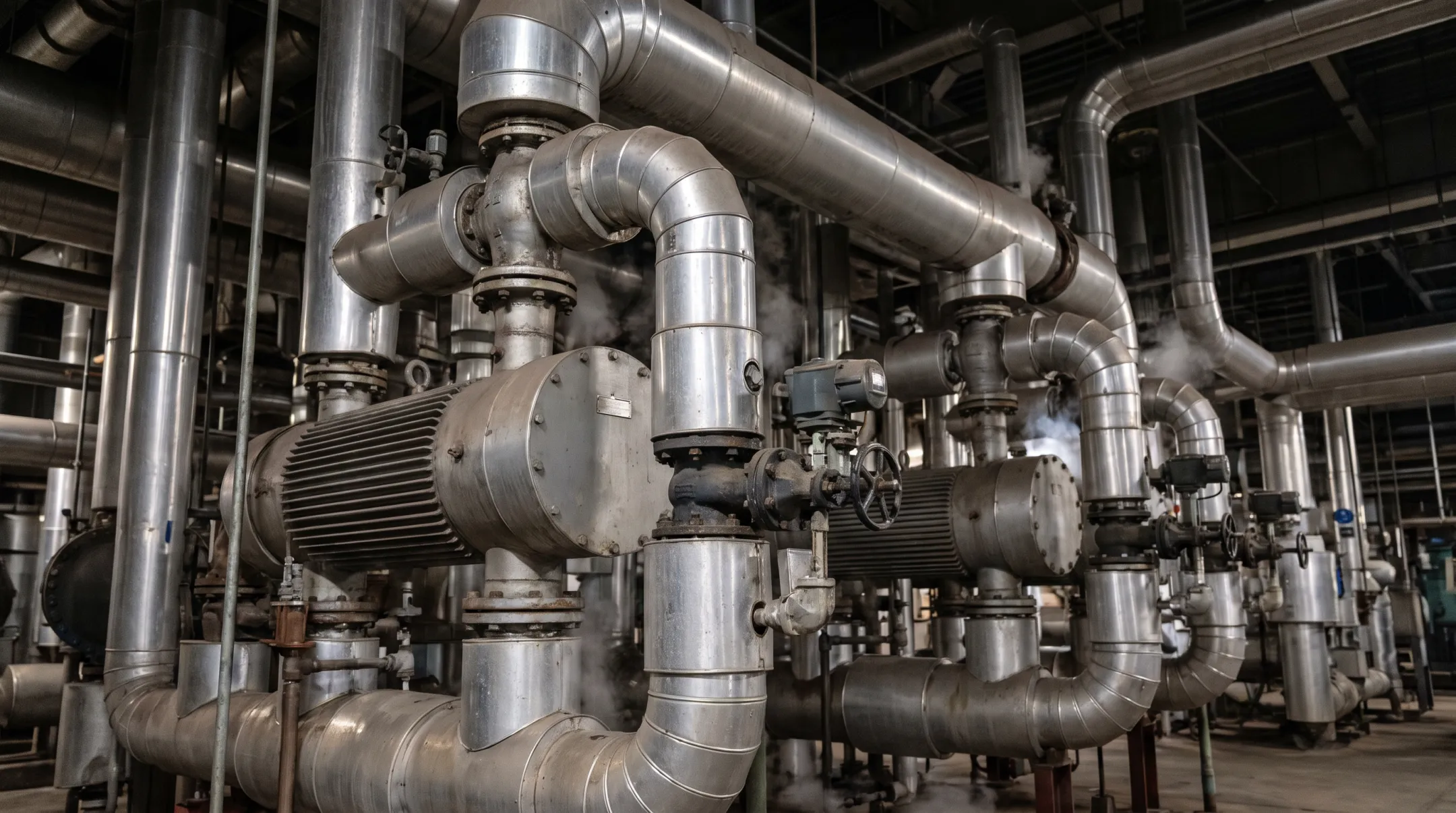 B-Tech Valve desuperheater assemblies installed in industrial steam piping