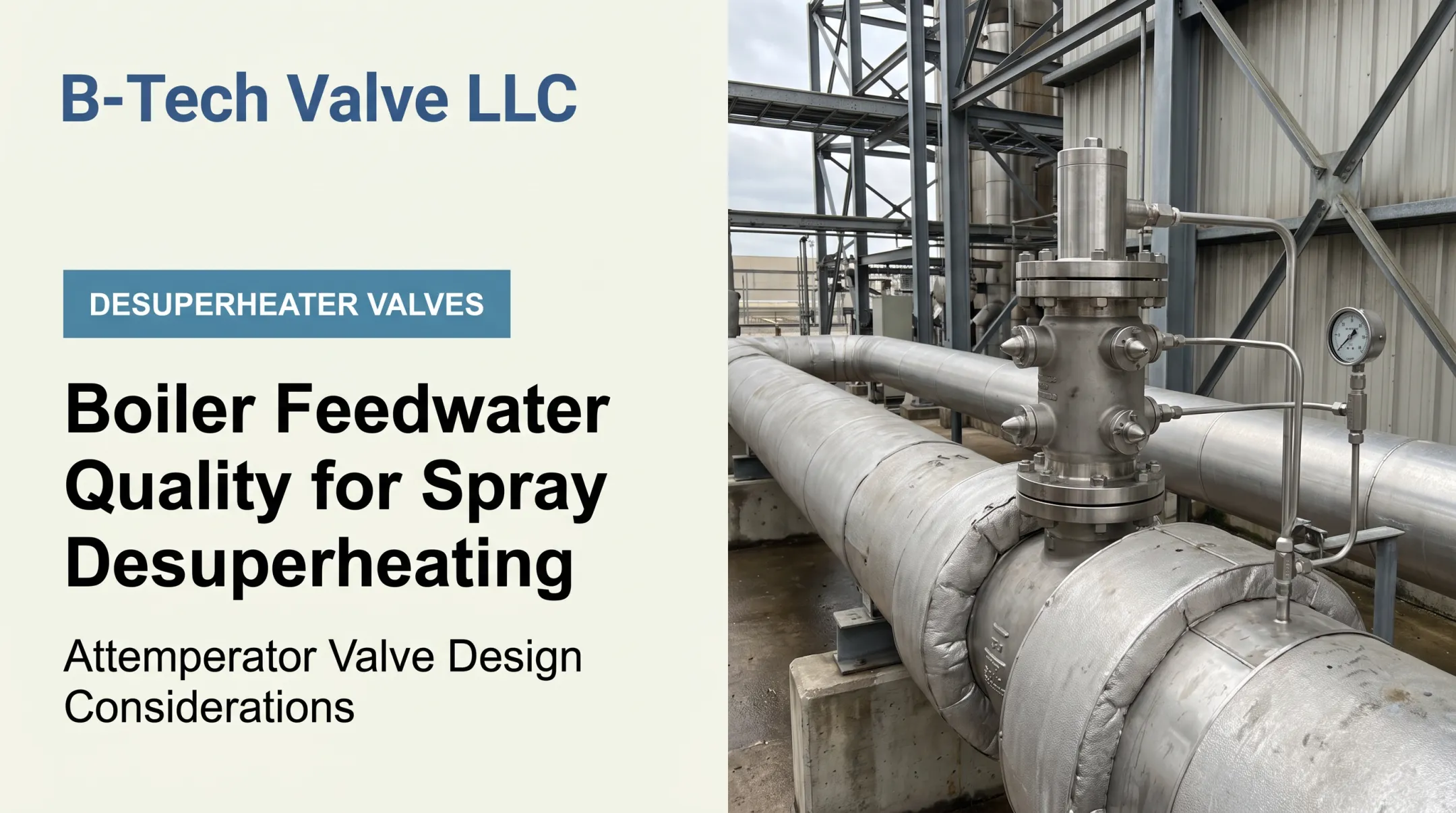 Boiler Feedwater Quality for Spray Desuperheating