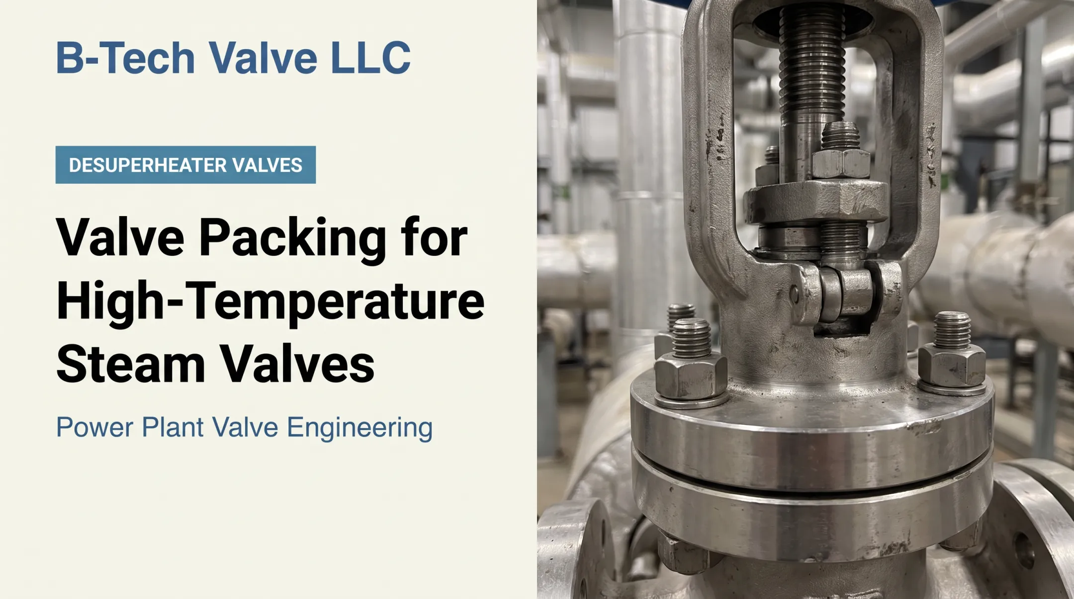 Valve Packing for High-Temperature Steam Valves