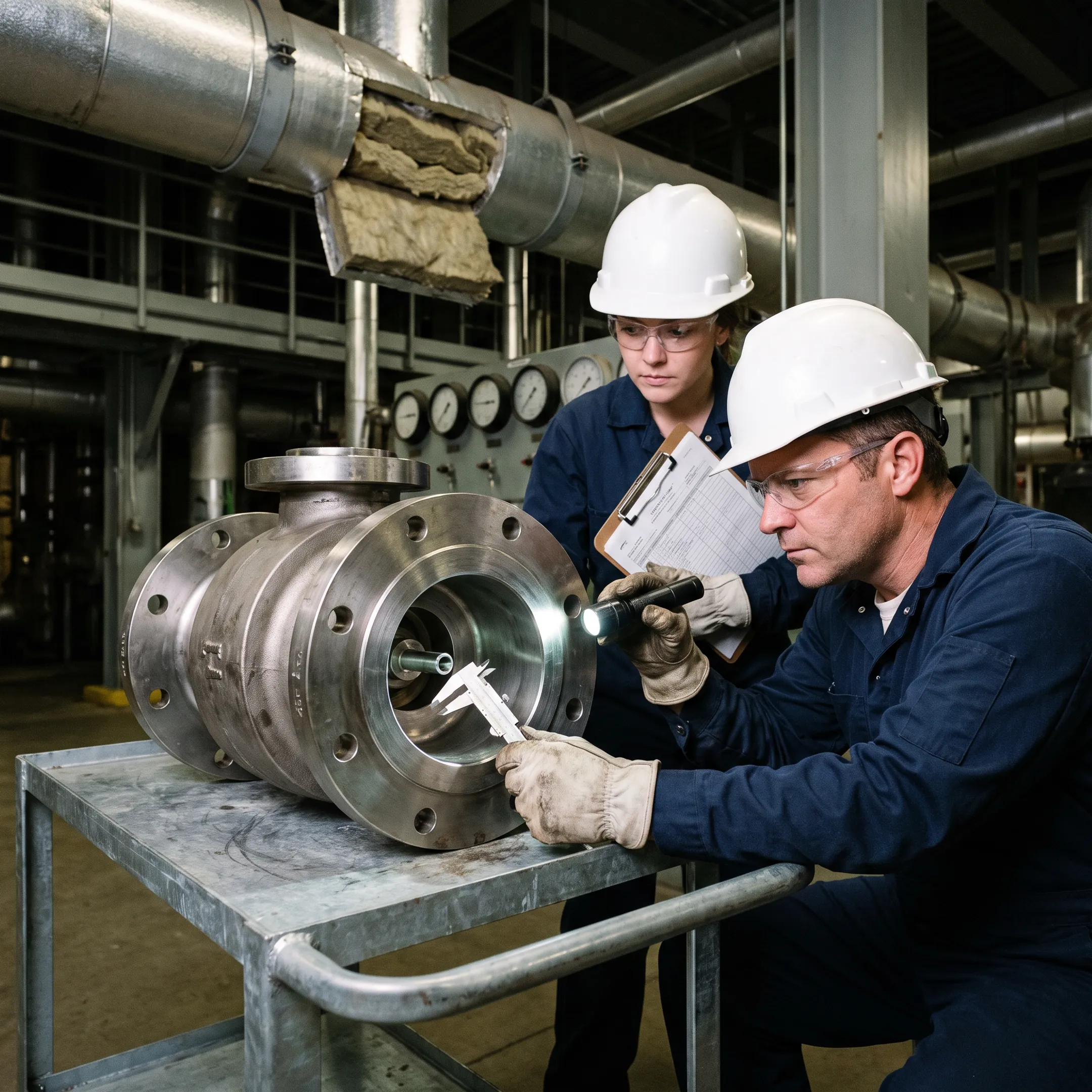 Desuperheater valve maintenance