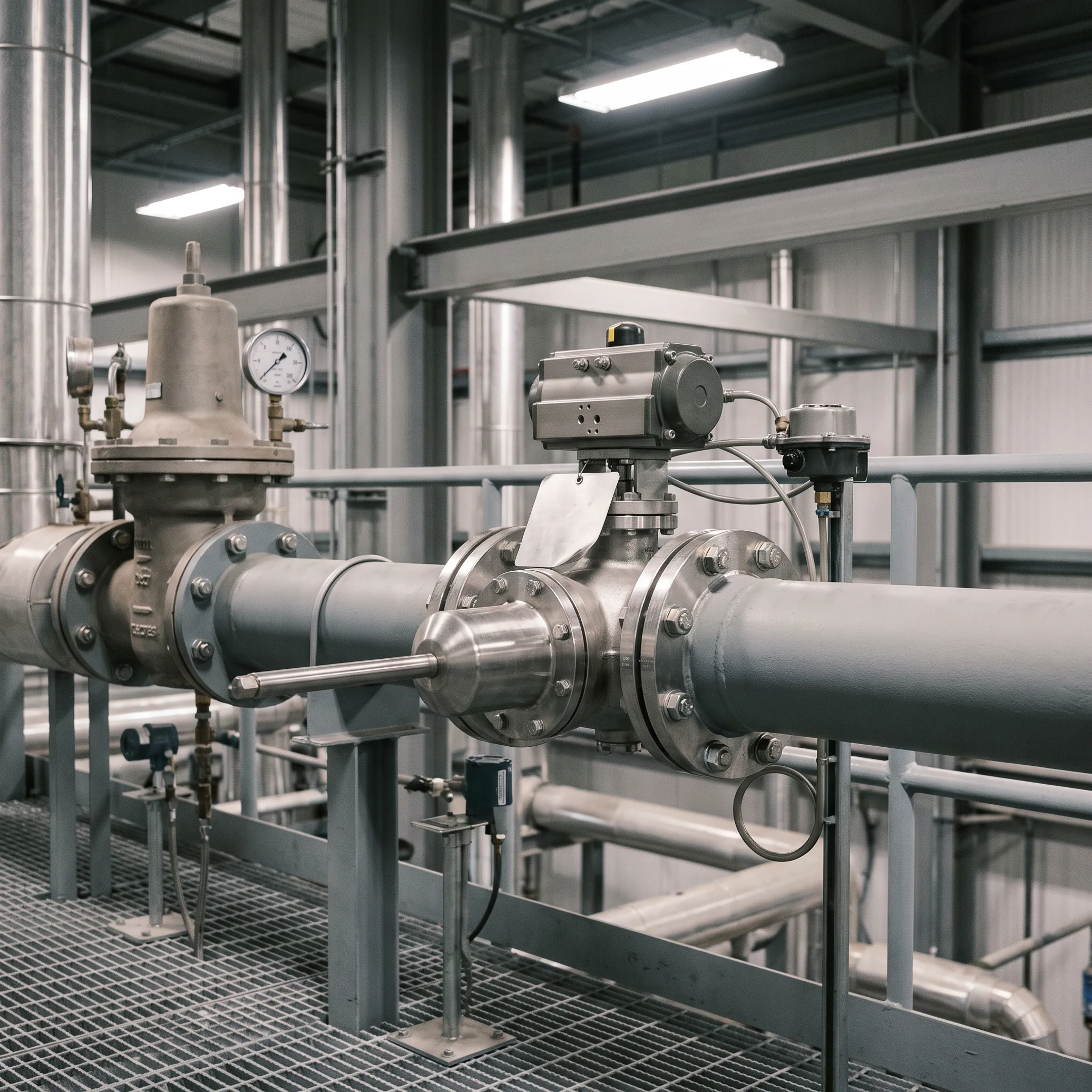 Industrial boiler and cogeneration plant attemperator application