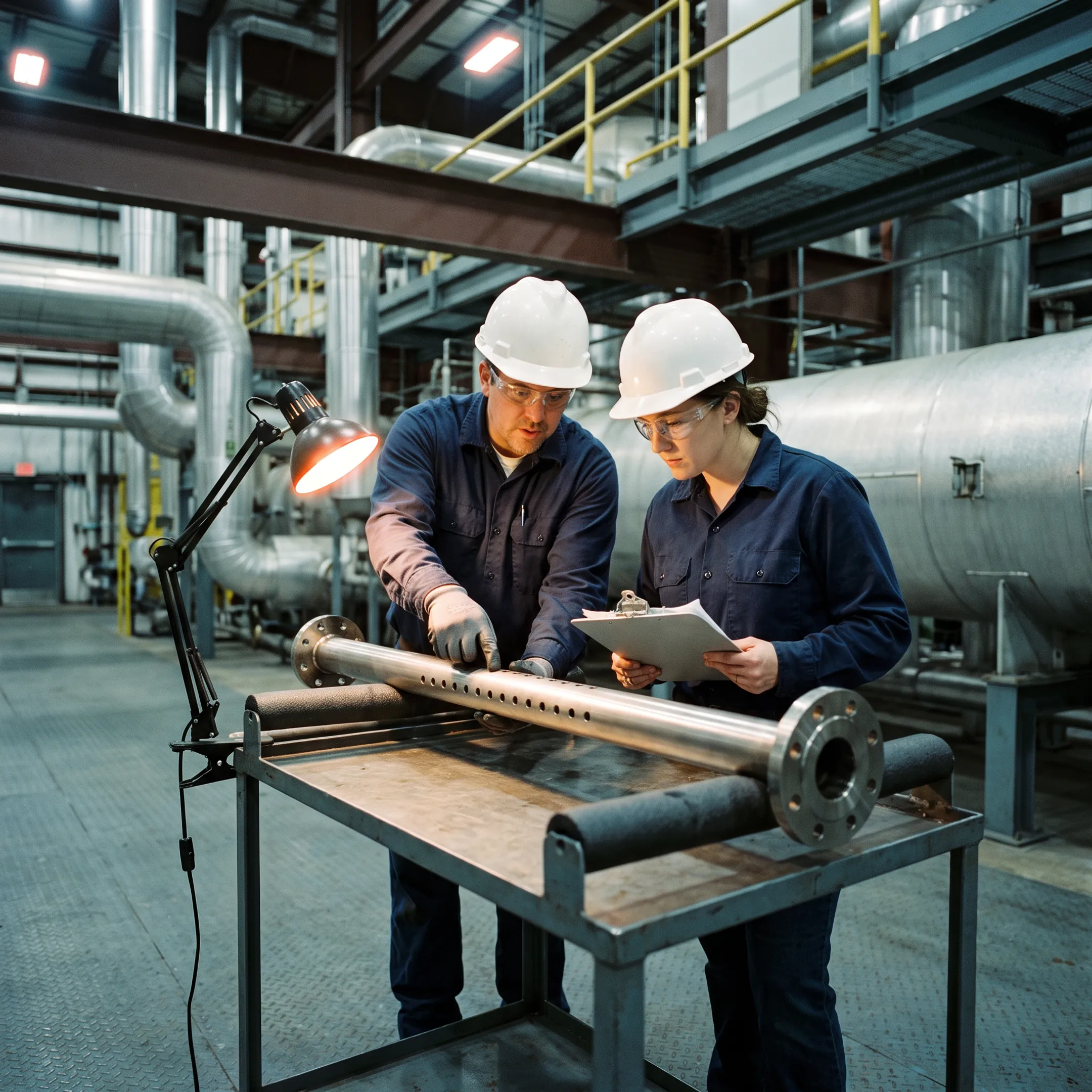 Process plant steam system with desuperheater components