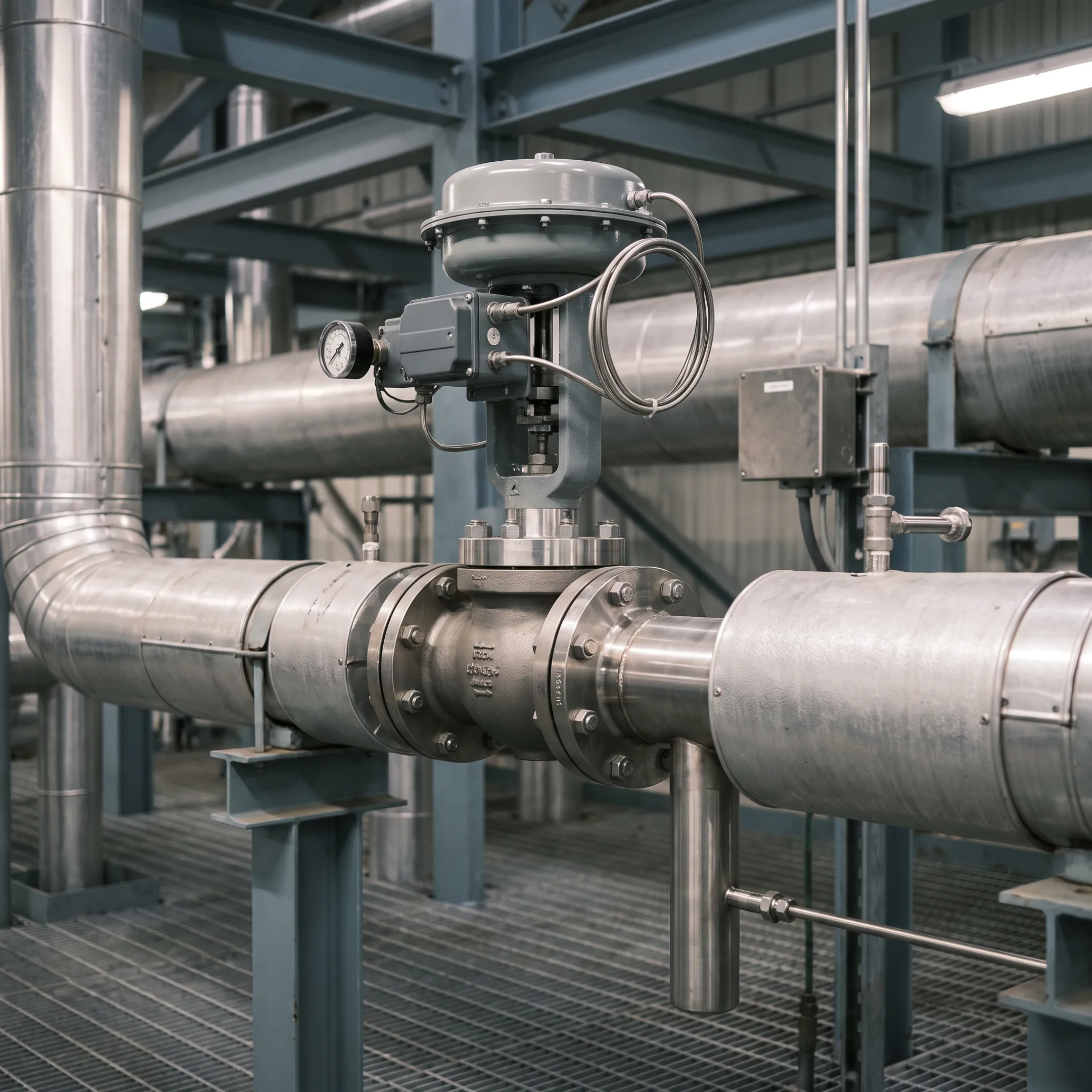 Process plant steam desuperheater