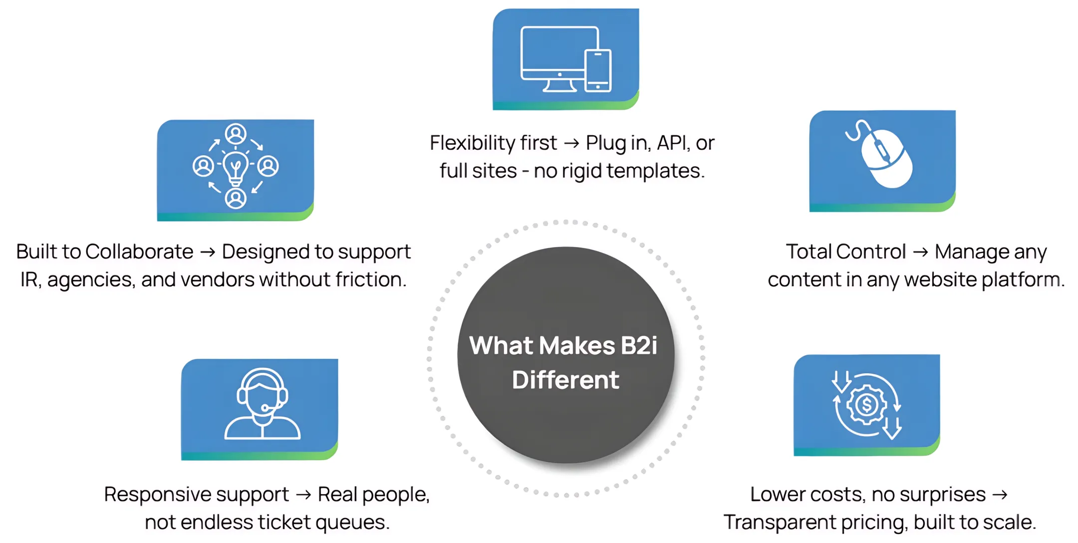 Public company website search strategy