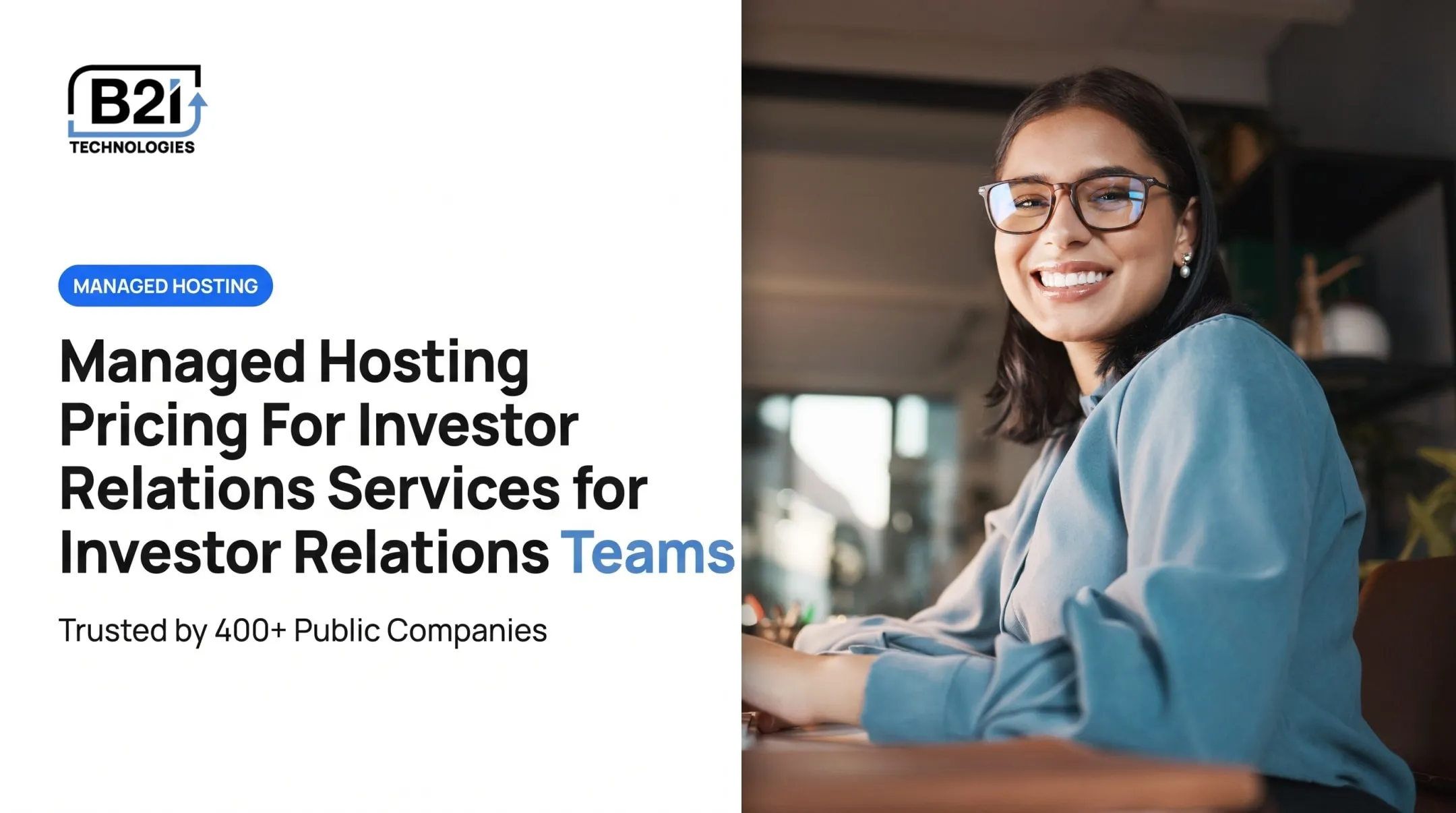 Managed Hosting Pricing For Investor Relations Services for Investor Relations Teams