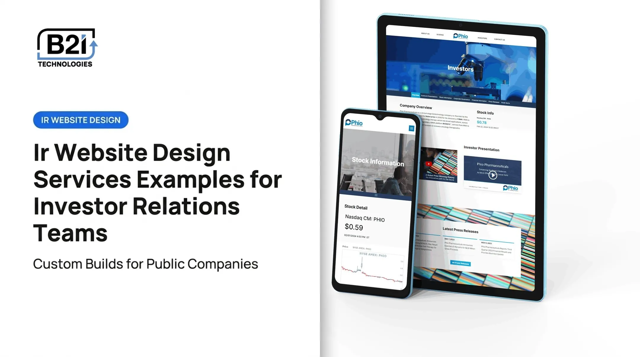 Ir Website Design Services Examples for Investor Relations Teams