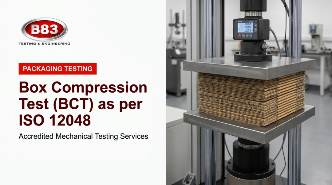Box Compression Test (BCT) as per ISO 12048