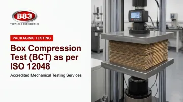 Box Compression Test (BCT) as per ISO 12048