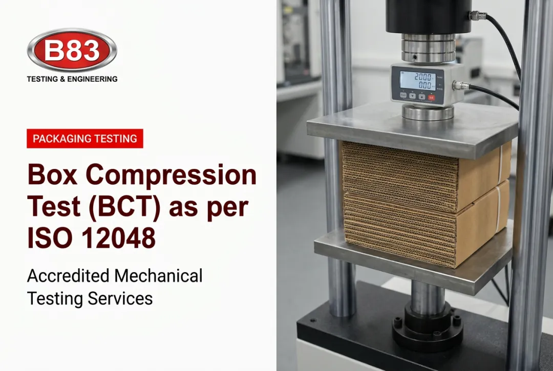 Box Compression Test (BCT) as per ISO 12048