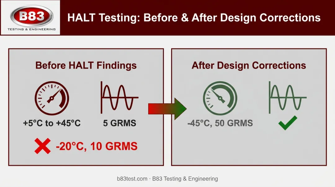 NASA electro-optical assembly design margin improvement before and after stress testing corrections