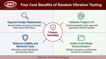 Four core benefits of random vibration testing for product reliability