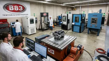 B83 Testing and Engineering accredited laboratory facility in Milwaukee