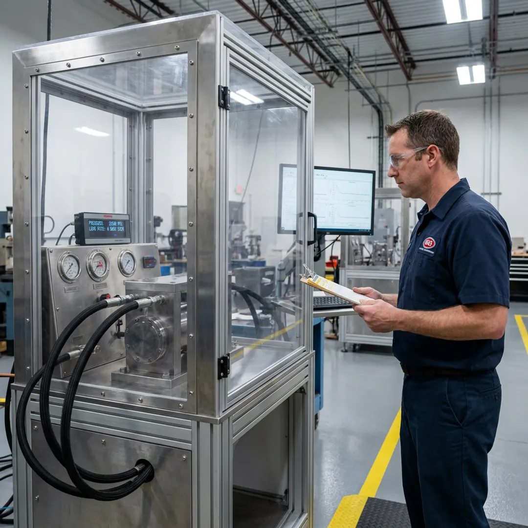 Burst Pressure Testing and Leak Testing