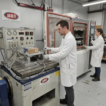 Environmental simulation testing chamber in laboratory