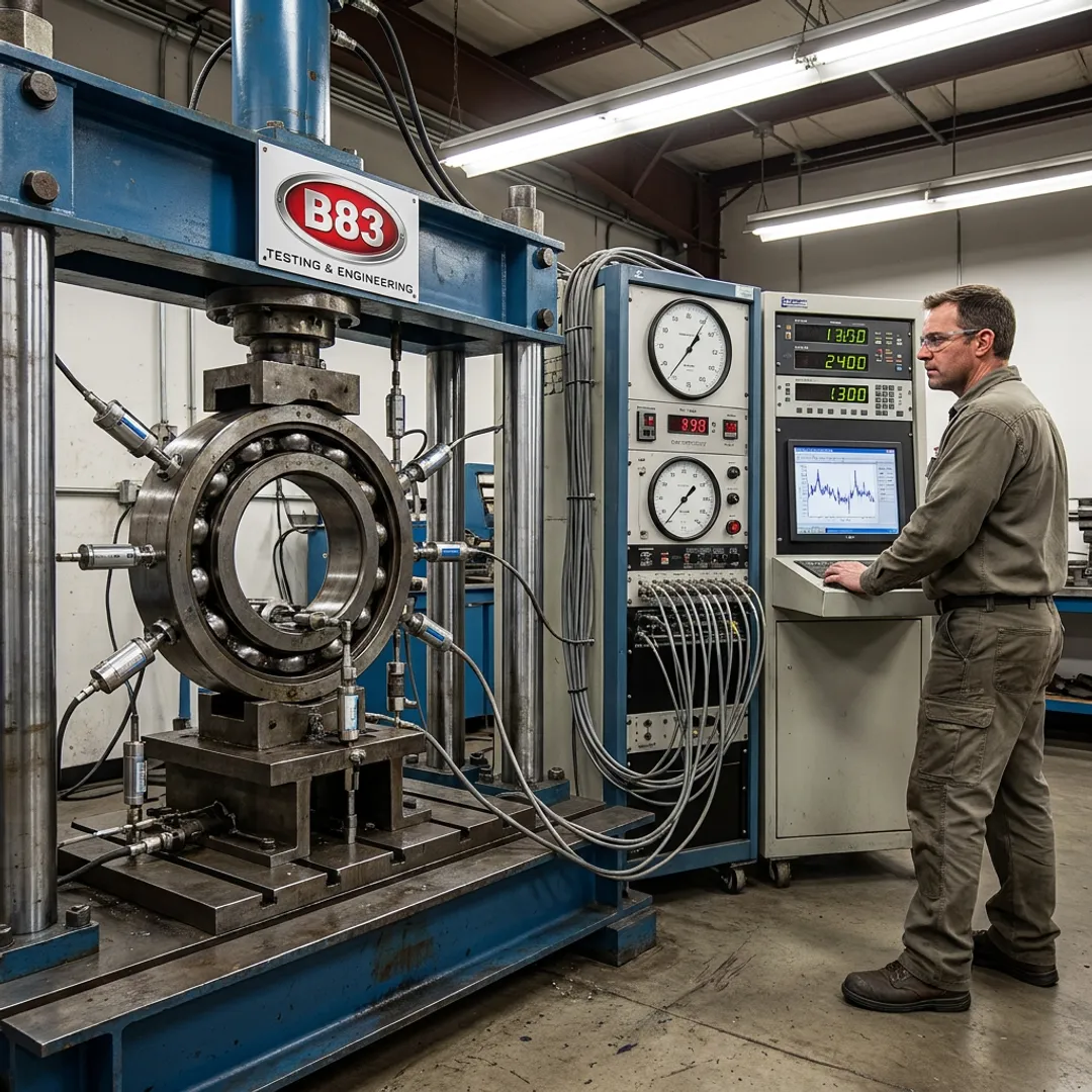 Bearing Proof Load and Deflection Testing