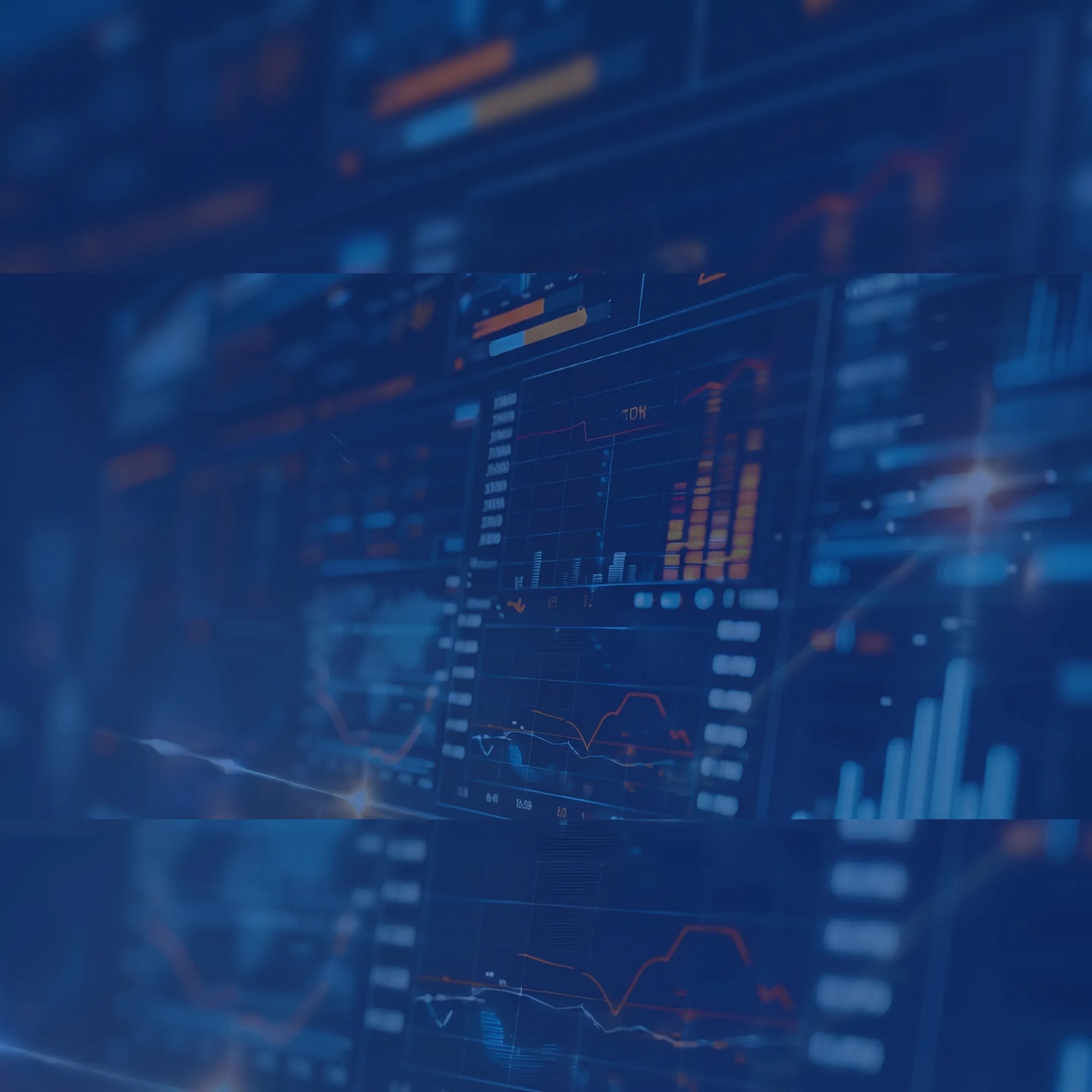 Researcher analyzing connected bankruptcy case intelligence and court filings