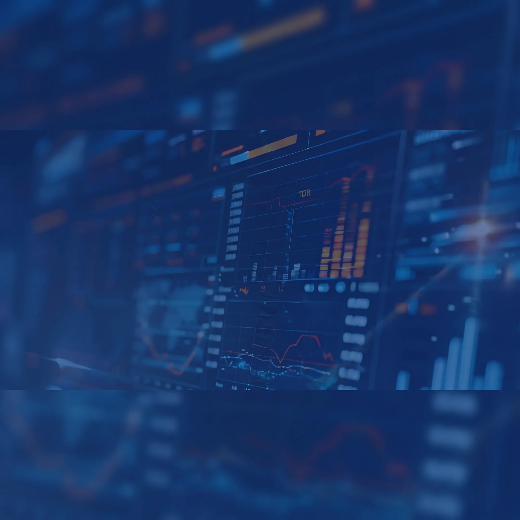 Researcher analyzing connected bankruptcy case intelligence and restructuring data