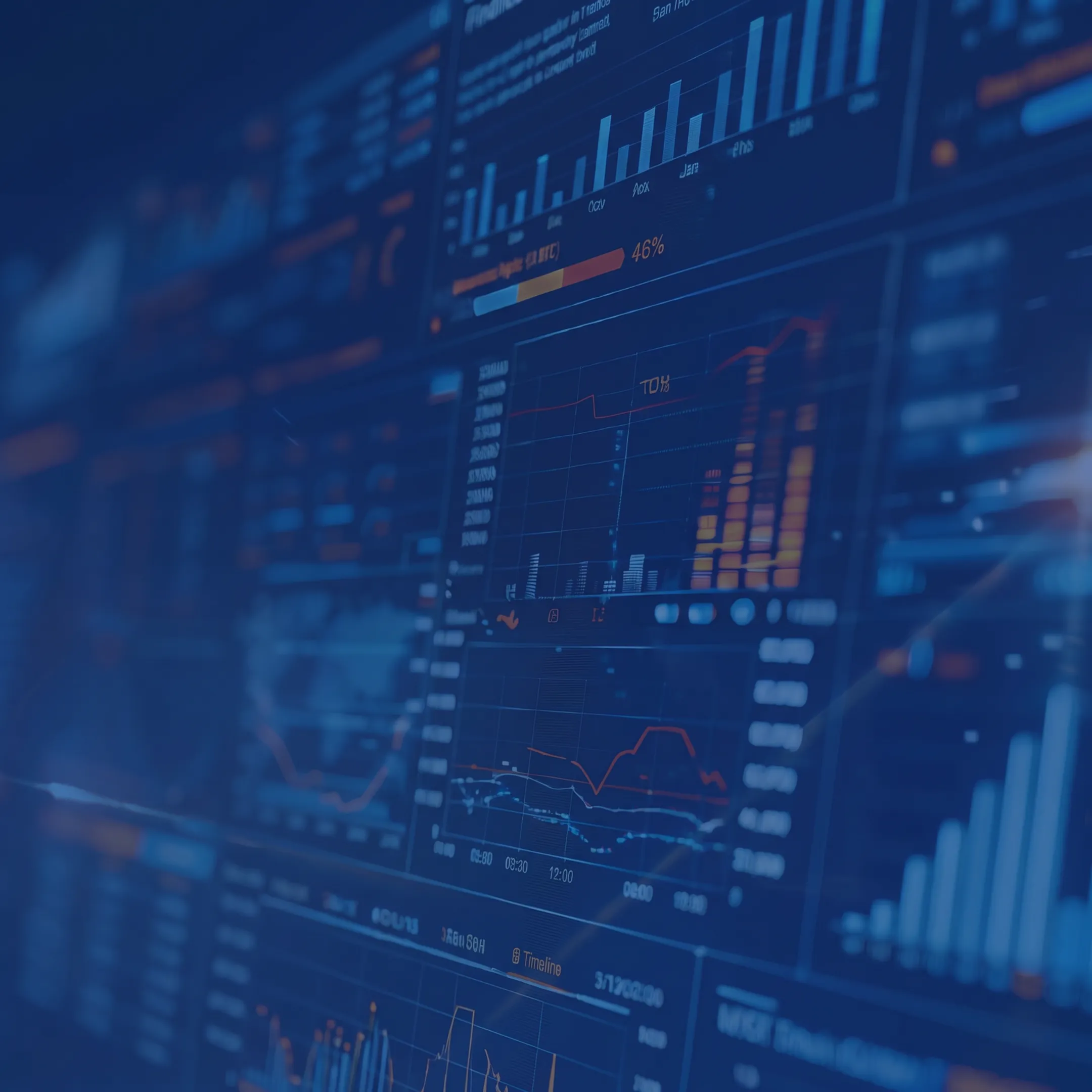 Bankruptcy research professional reviewing Chapter 11 court documents and case data