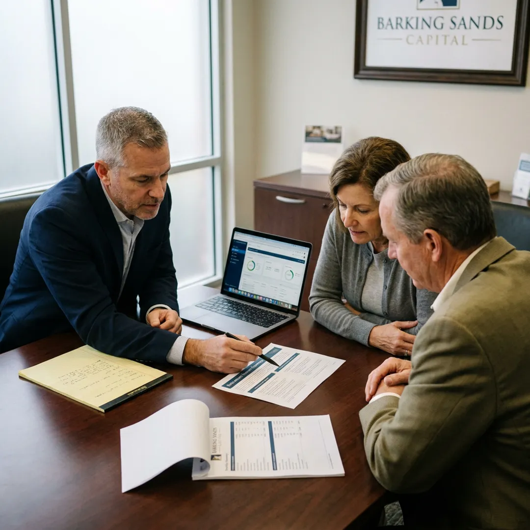 Advisor mapping retirement income planning steps