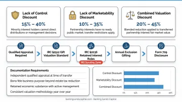 Family limited partnership valuation discount structure and IRS compliance requirements
