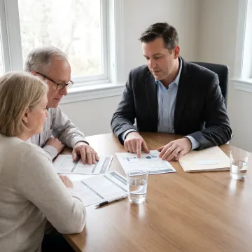 Medicare advisor discussing retirement healthcare planning