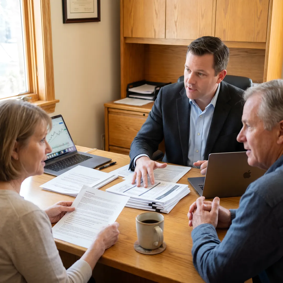 Michigan financial advisor discussing Roth conversion strategy
