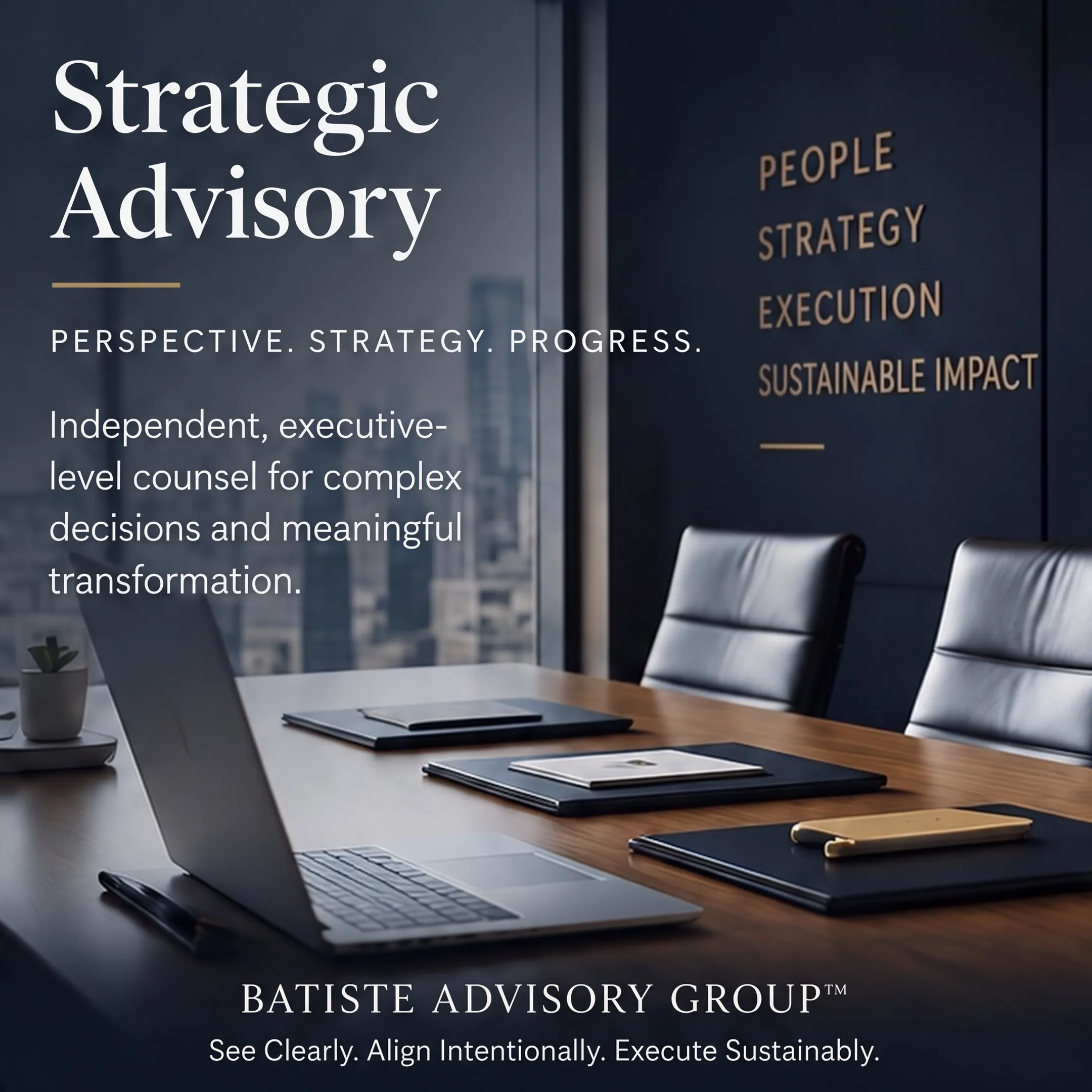 Healthcare executive consulting discussion with leadership team