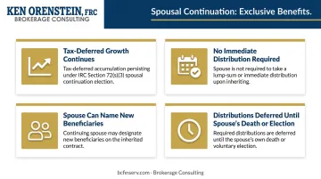 Spousal continuation annuity benefits four key advantages for surviving spouse