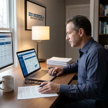 Advisor comparing fixed annuity rate options