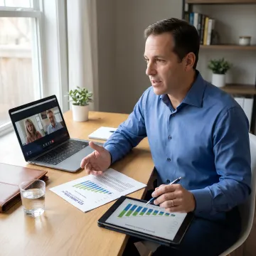 Advisor reviewing tax-deferred annuity plans with a client