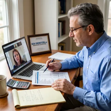 Advisor reviewing annuity comparison process