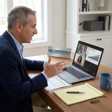 Advisor explaining fixed index annuity pros and cons