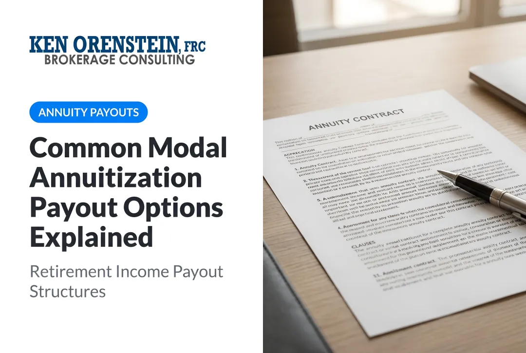Common Modal Annuitization Payout Options Explained