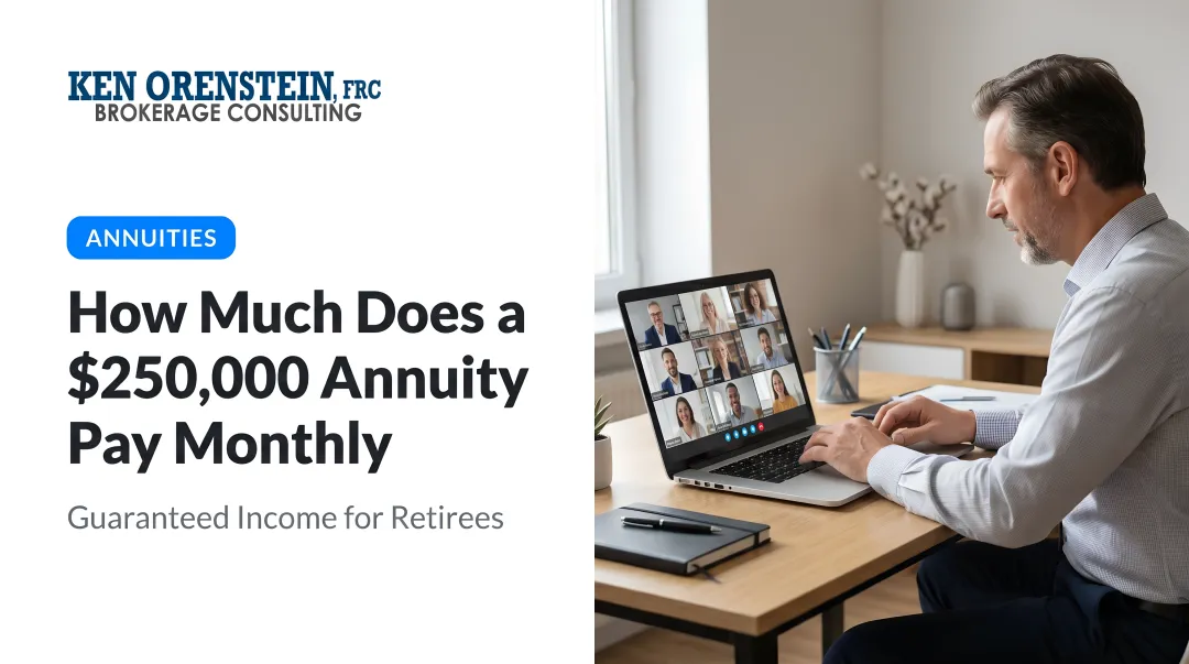 How Much Does a $250,000 Annuity Pay Monthly